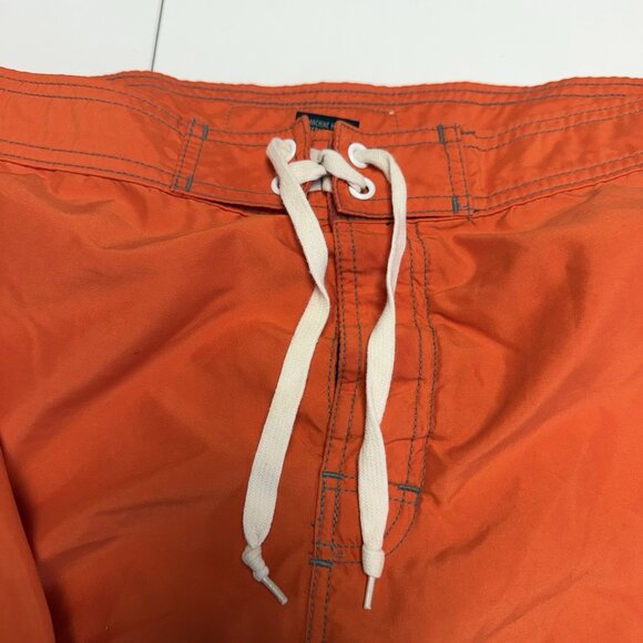 Vintage Gotcha Swim Trunks Shorts Mens 34 Orange Y2K 90s - Picture 6 of 16